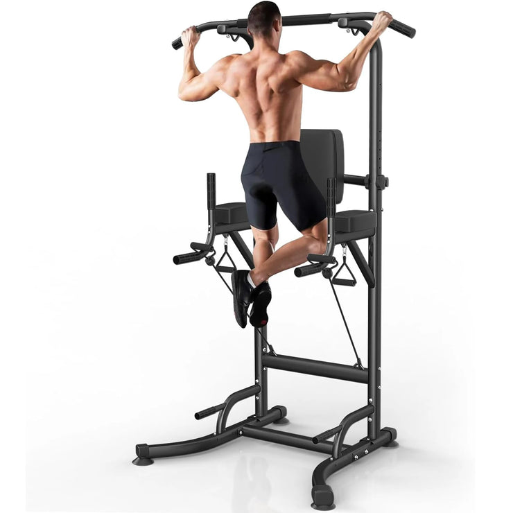 Power Tower Dip Station   Workout Abdominal Exercise for Home Gym Strength Training