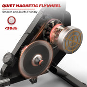 Full-Body Workout Home Durable Slide Rail Magnetic Rower Machine