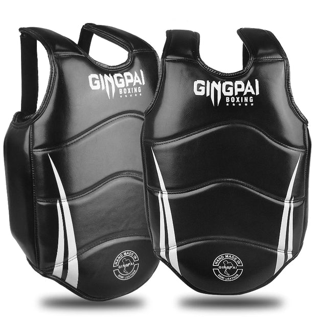 Chest Guard Boxing MMA Kickboxing Body Vest Protector Martial