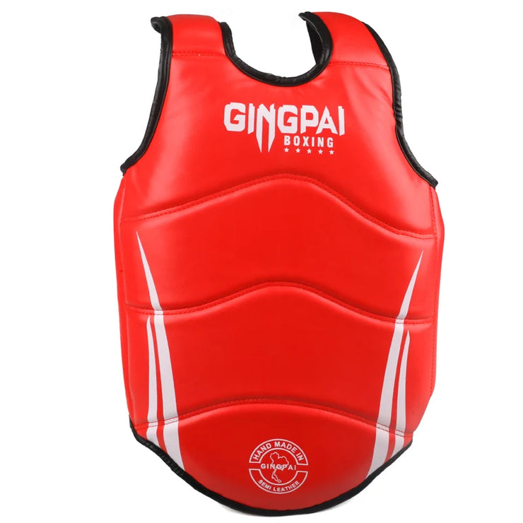 Chest Guard Boxing MMA Kickboxing Body Vest Protector Martial