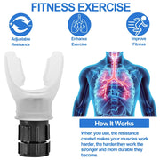 Breathing Trainer Lung Flexer Durable Fitness Exerciser Increases Lung