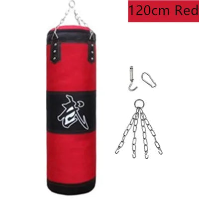 Punch Sandbag Durable Boxing Heavy Punch Bag With Metal Chain