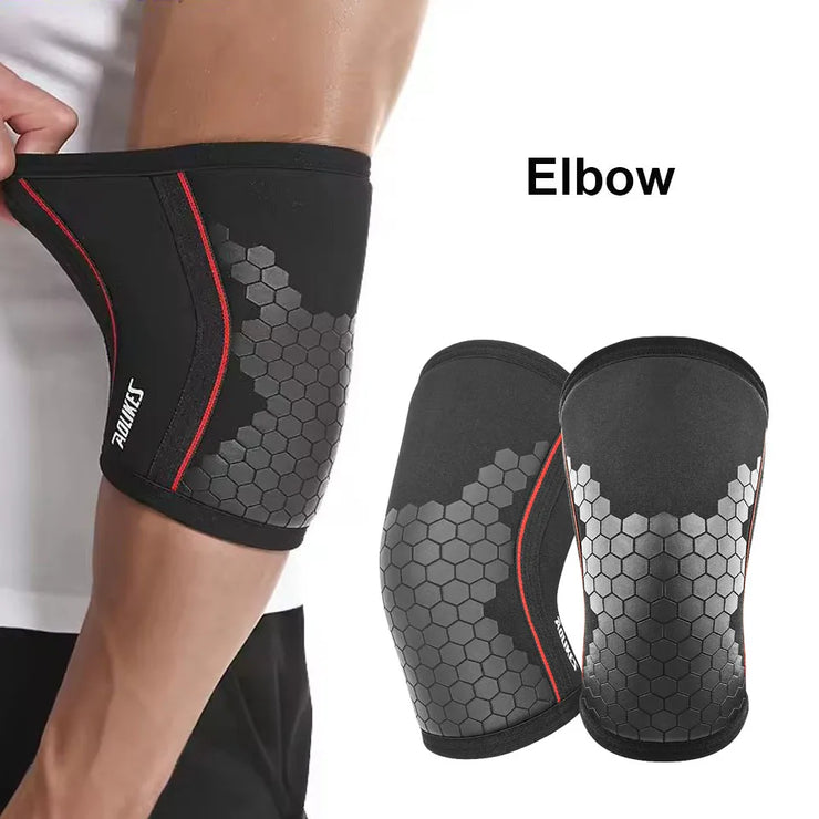 Compression Knee Brace Support For Squats Crossfit Training Workout