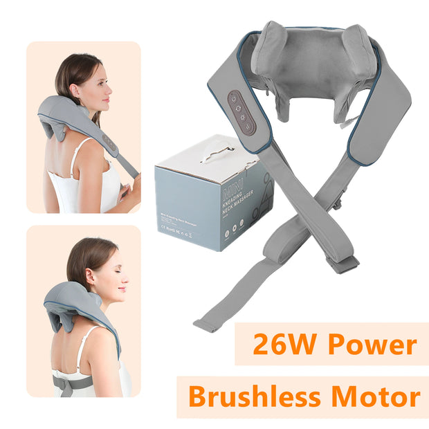 Foreverlily 26W Brushless Motor Neck And Shoulder Massager