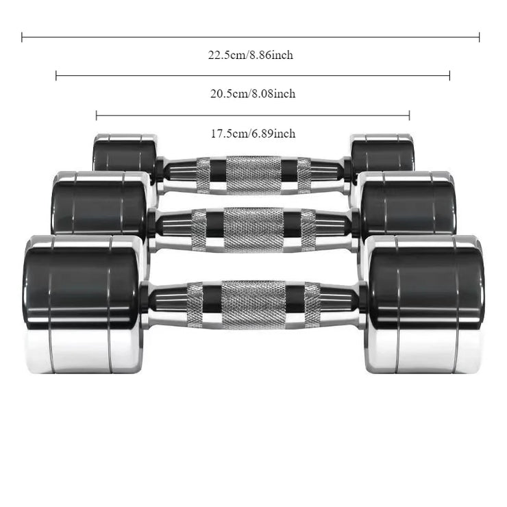 Men Dumbbells Solid Metal Strength Training Electroplated Dumbbells