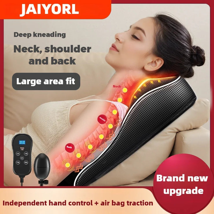 Manufacturer Direct Electric Shiatsu Head Neck Cervical Ttraction Body Massager