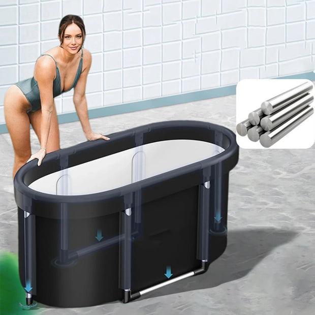 Ice Bath Tub Portable Bathtub Cold Water Tub Hot Bath