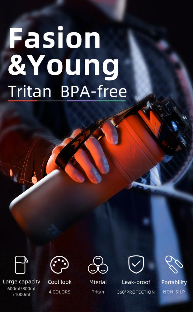 Durable & Stylish Tritan Sports Water Bottle – BPA-Free, Leak-Proof, and Portable!
Available in 600ml, 850ml, and 1000ml sizes, this high-quality Tritan plastic water bottle is designed for fitness enthusiasts and outdoor a