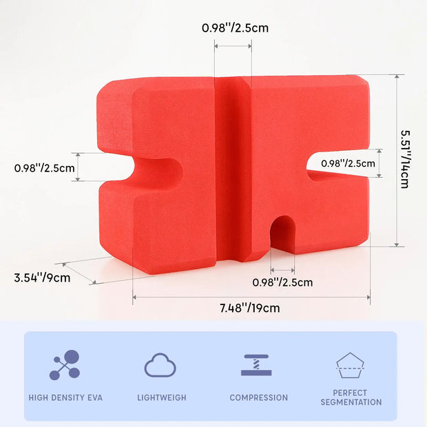 EVA Bench Press Block Board with Cut Grooves Upper Body Tricep Forearm