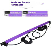 Pilates Stick Multi functional Fitness Stick Yoga Pilates Equipment Home Elasticity Exercise Training Hip Pulling Rope