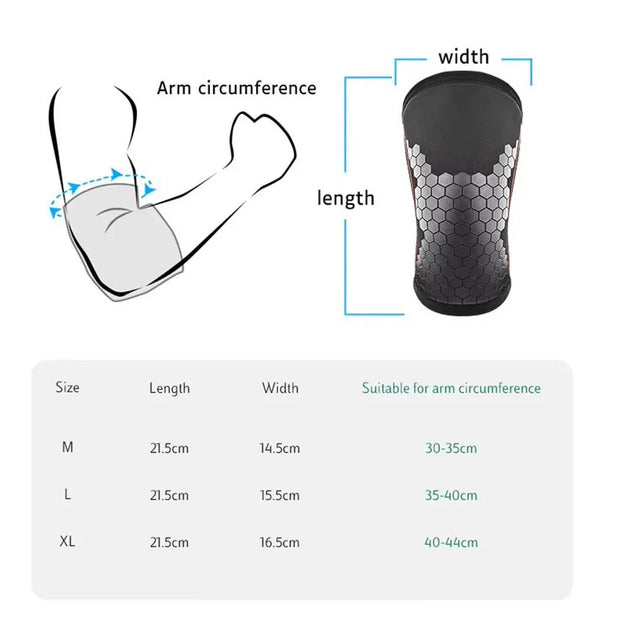 Compression Knee Brace Support For Squats Crossfit Training Workout