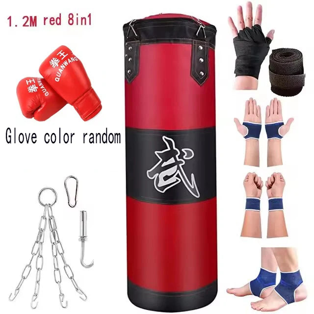 Punch Sandbag Durable Boxing Heavy Punch Bag With Metal Chain