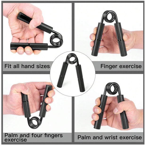 Metal Hand Gripper Strengthener Finger Exerciser Grip Strength Muscle Arms