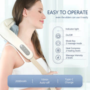 Foreverlily 26W Brushless Motor Neck And Shoulder Massager