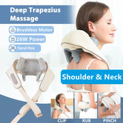 Foreverlily 26W Brushless Motor Neck And Shoulder Massager