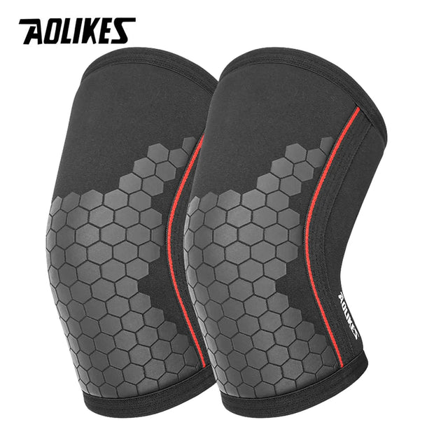 Compression Knee Brace Support For Squats Crossfit Training Workout