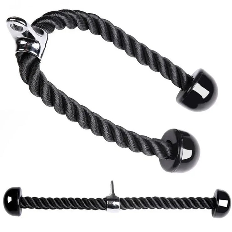 Triceps Lowering Rope Face Pull Handles Push Pull Down Rope Gym Accessory