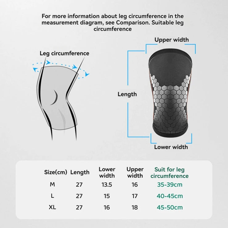 Compression Knee Brace Support For Squats Crossfit Training Workout