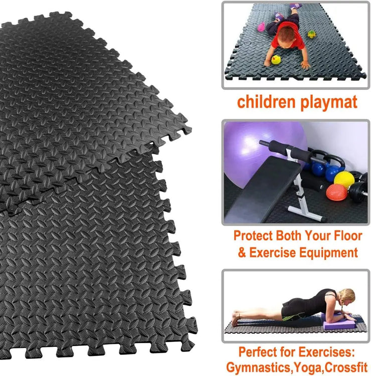 Puzzle Fitness  Mat Non-Slip Floor Mat for Kids