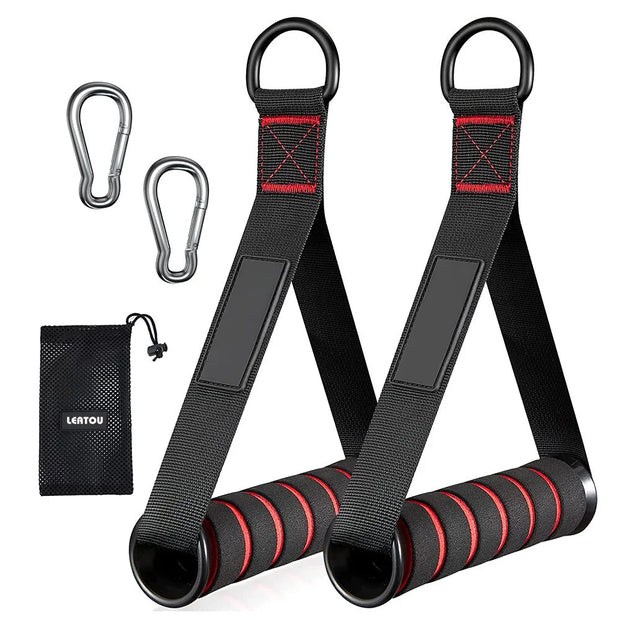 Triceps Lowering Rope Face Pull Handles Push Pull Down Rope Gym Accessory